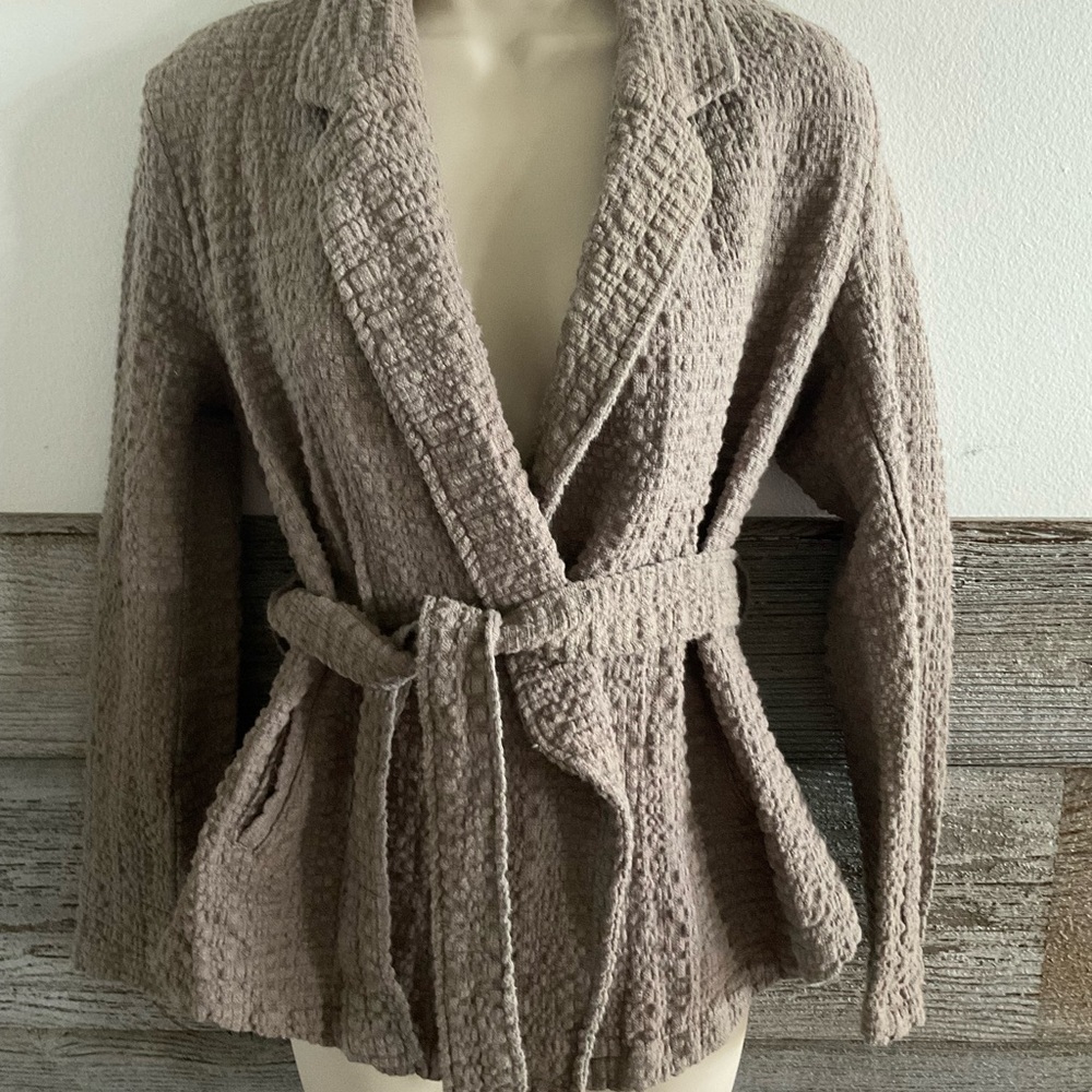 Free People Wrap tie jacket size small (M1)